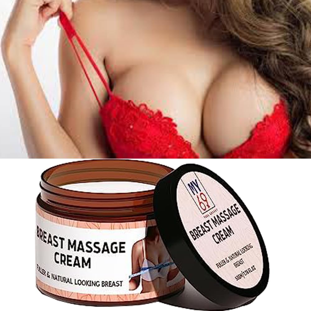 BlueQueen Natural Breast Enlargement Cream - 50g, Enhances Growth & Firms Breasts, Gentle Formula for Lift & Tighten - 1.76floz