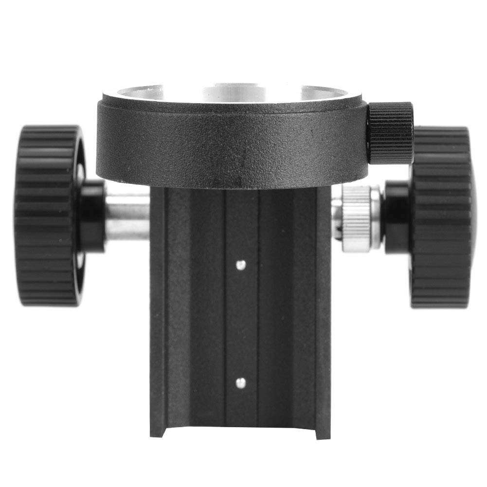 Staffa di messa a fuoco per microscopio ABS premium Durevole Apertura 50 mm Nero Dimensioni standard per stereomicroscopi Laboratorio di ricerca scientifica 1 pezzo
