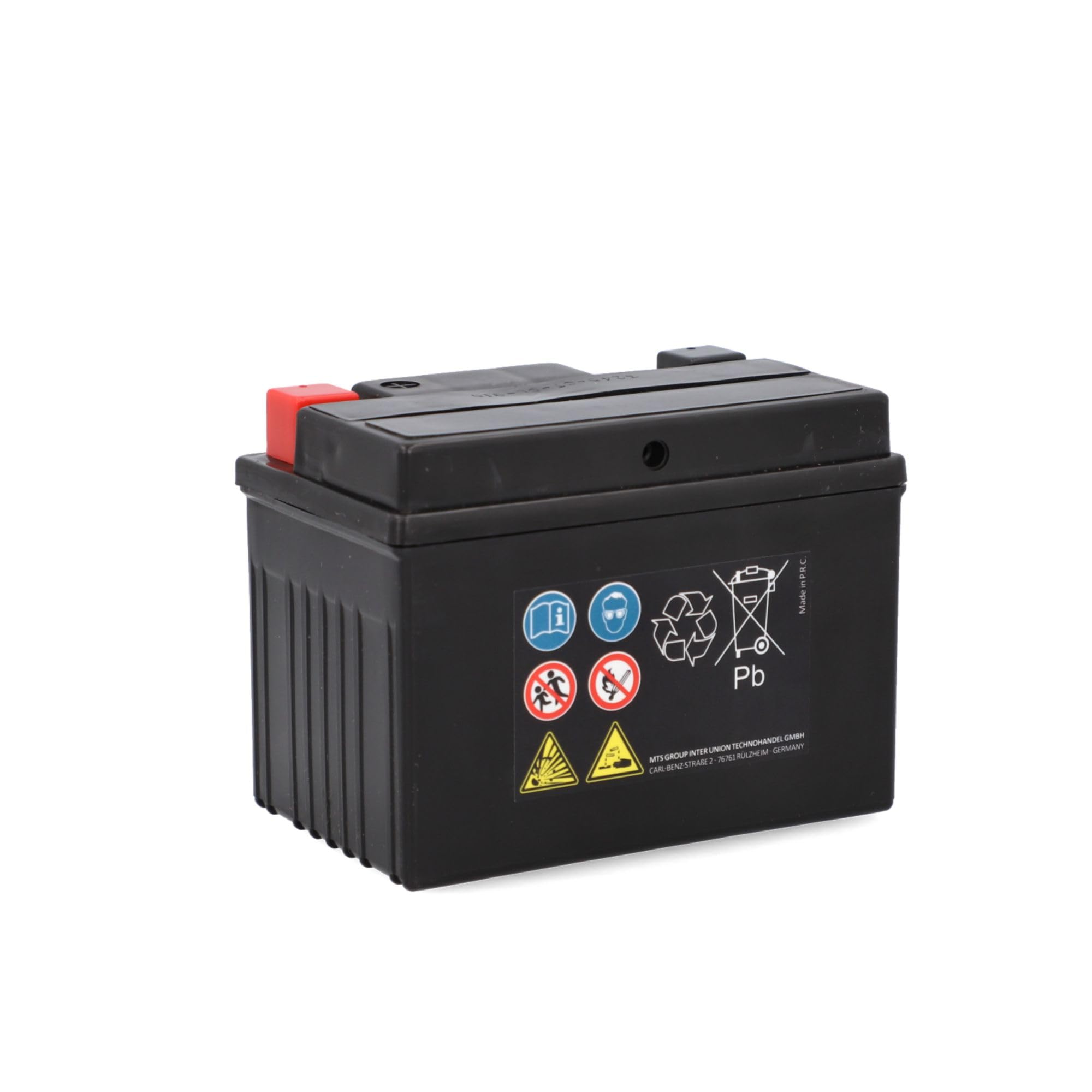 CARTEC Batterie Moto YTX4L-BS, 4Ah, 70A, Technologie Gel Batterie de Démarrage Moto, Qualité D'Origine, Résistante au Cyclage, Stockable, sans Entretien, Petite