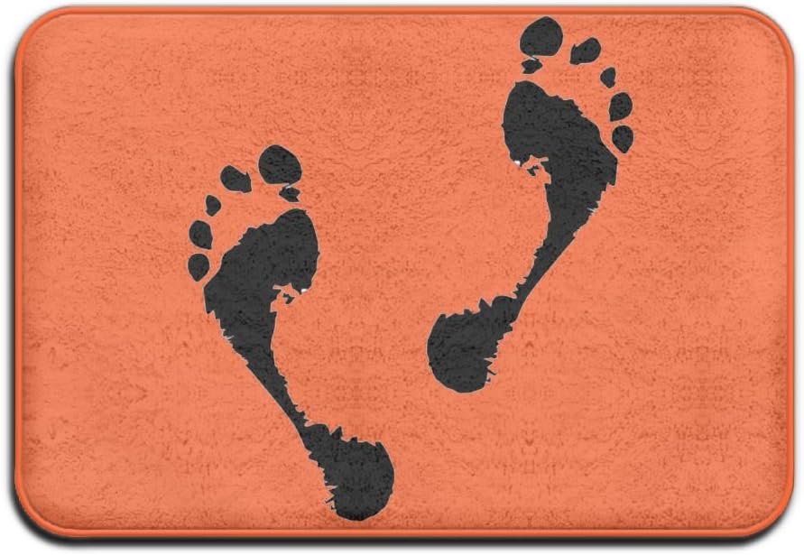 FACAIM Door Mat Paws Footprints Clean Machine High