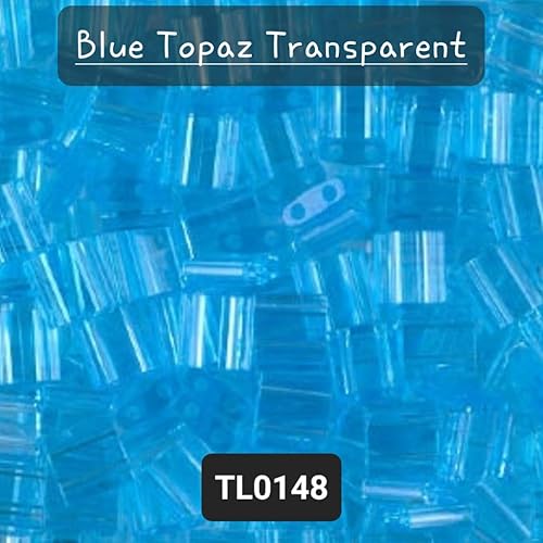 Miniatura 3 de Miyuki Tila Beads - Topacio azul transparente - TL0148