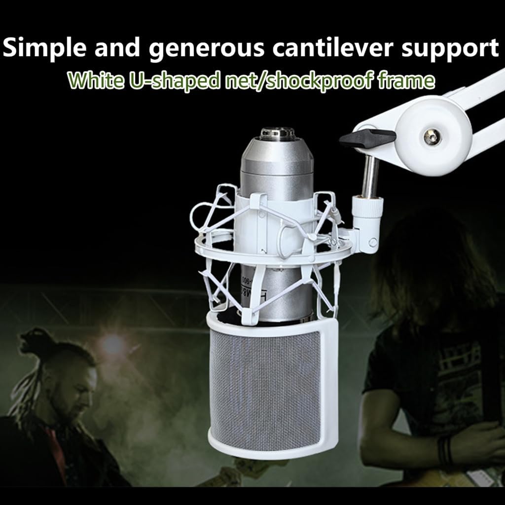 調整可能な360回転可能なマイクブームアームデスクラジオスタジオ