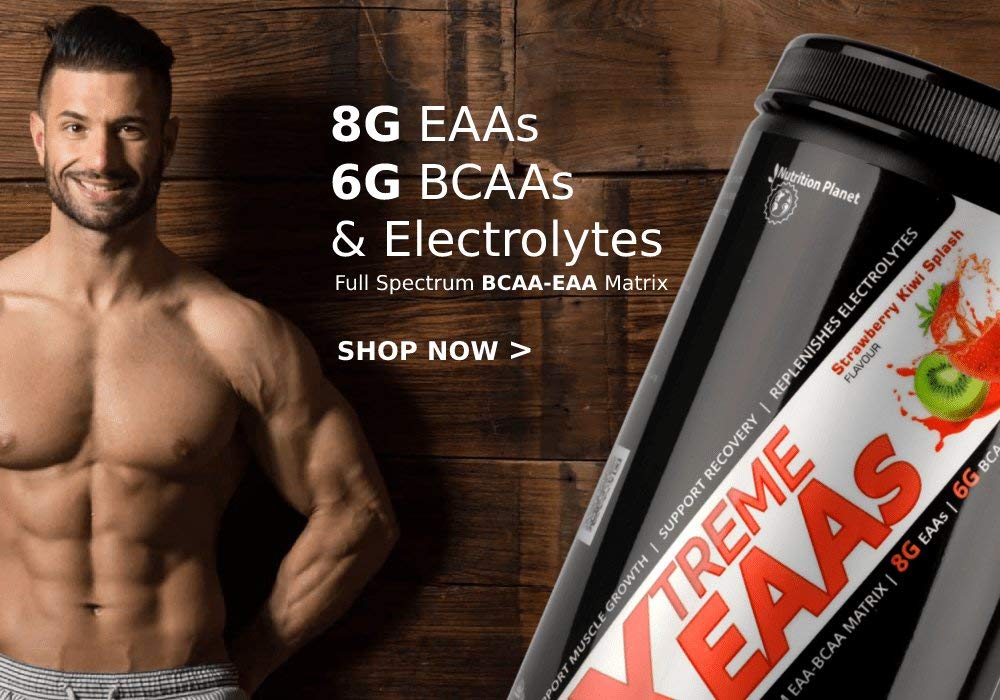 Nutrition Planet Xtreme EAA (Essential Amino Acids) for Intra-Workout/Post Workout 300grams (Strawberry Kiwi Splash - 30 Servings) 3