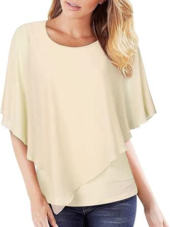 Buy Summer Style Batwing Sleeve Plus Size Feminine Chiffon Blouses 0288