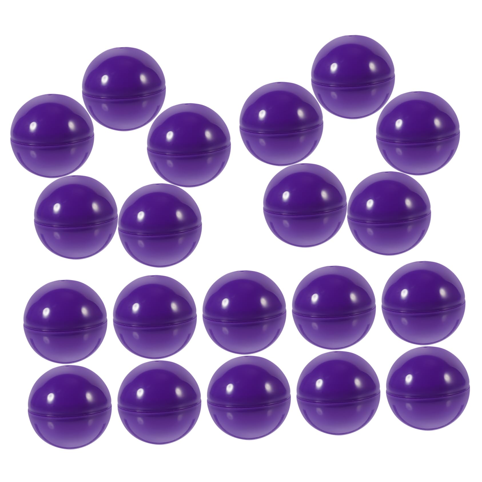Cabilock Raffle Drawing Balls 50pcs Small Plastic Balls Twist Open Lightweight Great for Events Arts Entertainment Games