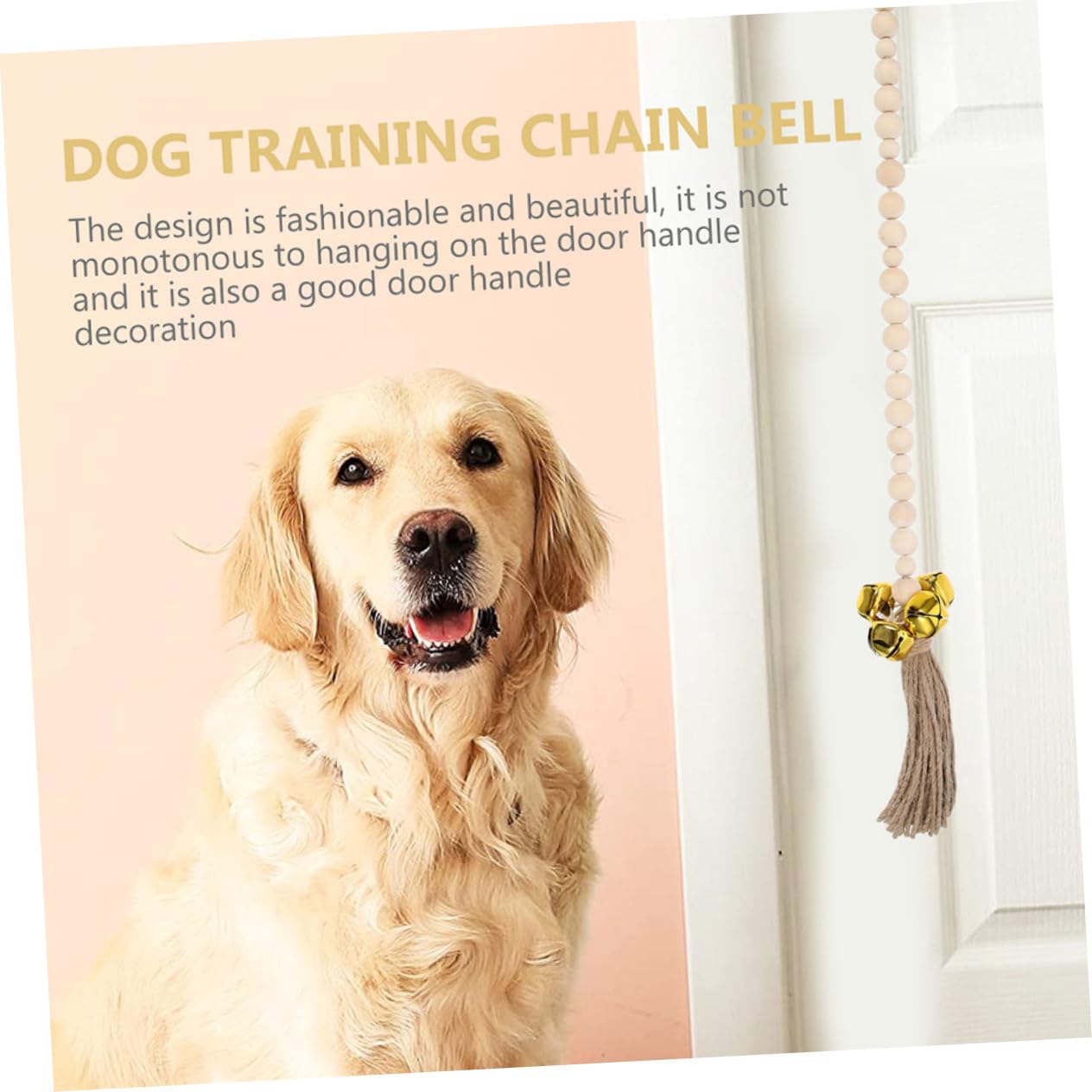 Yardwe Dog Training Bells Set Potty Training Bells for Puppies Dog Doorbells Hanging Pet Doorbell Indoor Use