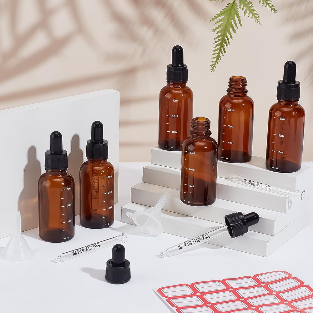 PH PandaHall 30ml 12pcs Glass Bottles with Droppers - Image 4