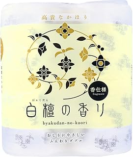 まとめ買いトイレットペーパー｜四国特紙 白檀の香り ダブル30m 4Rx12P