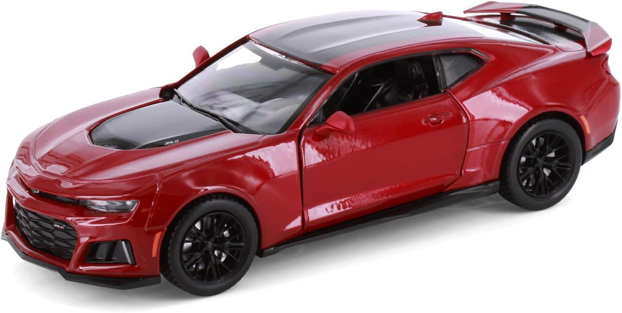 Box of 4 2017 Chevy Camaro ZL1, ASSTD 71351D - 1/24 Scale Diecast Model Cars