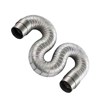 Amazon｜ガスヒーター 排気管ダクト 曲げ可能 浴室暖房機交換用