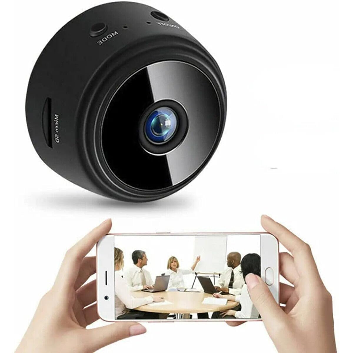 SIFA TECH Spy Magnet Camera Full HD Mini Spy WiFi Magnetic Live Stream Night Vision IP Wireless 1080P Audio Video Hidden Nanny Camera for Home Offices Security (Magnet Camera) (B0D7MXGBMX) Amazon Price History, Amazon Price Tracker