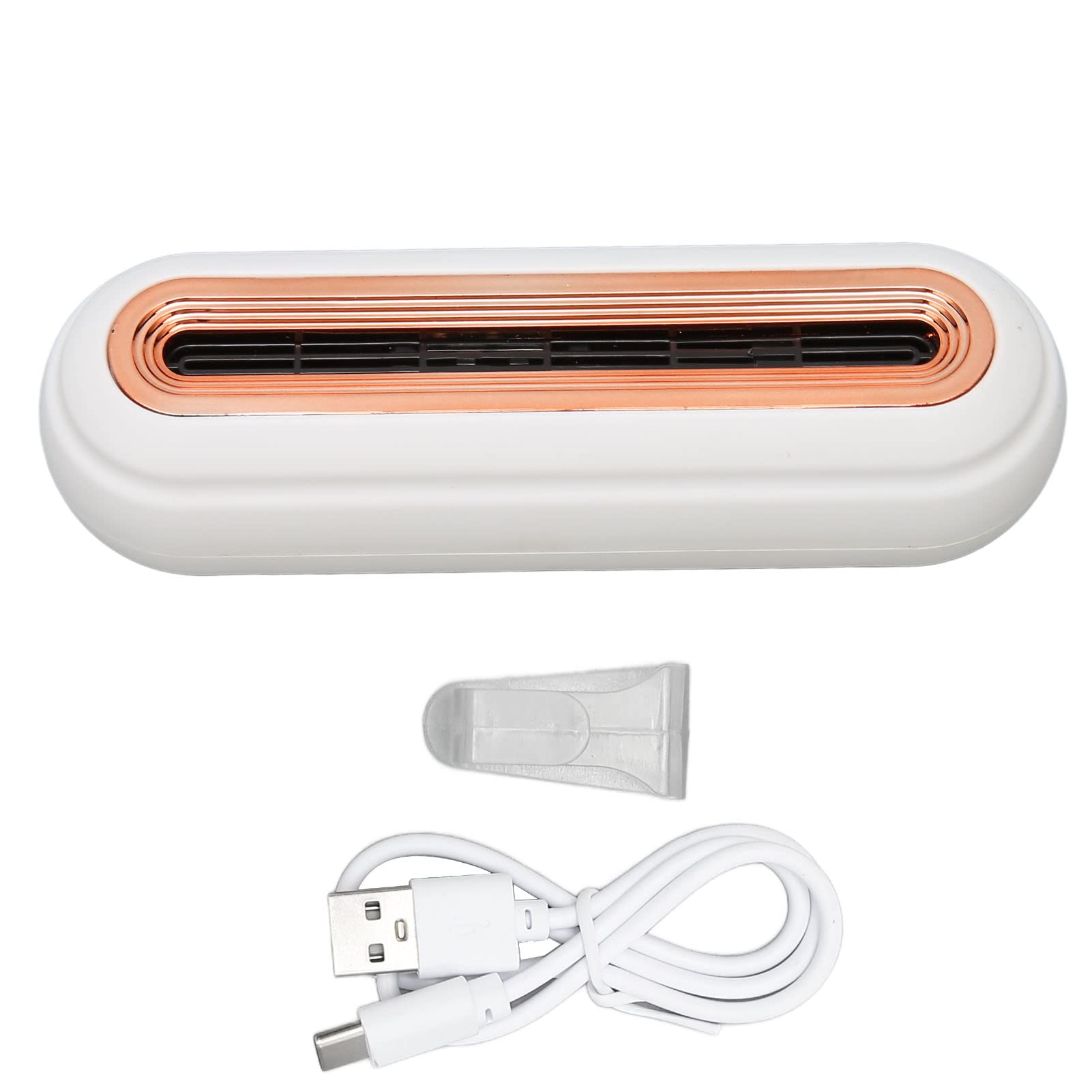 Focket Deodorante per frigorifero, design antigelo ricaricabile tramite USB Elimina odori per frigorifero Circolazione di ioni negativi riutilizzabile Mini deodorante per frigorifero USB
