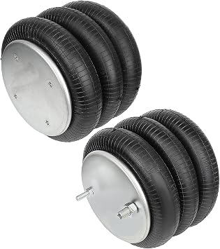 Air Suspension Spring Fit for Goodyear 3B12-312, 578-93-3-100; for Firestone Part Number W01-358-8033 Air Spring, Set of 2