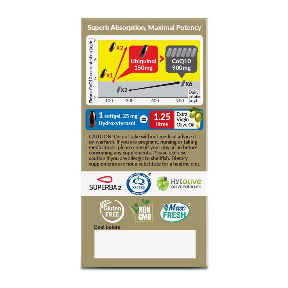 LABO Nutrition CardioREGAIN EX Liposomal Ubiquinol CoQ10 150mg - 30 softgel — Amazon image 9