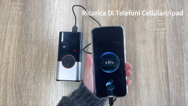 Compressore Aria Portatile BOOTEEK 150PSI - Gonfiatore Elettrico Per Auto, Bici, Moto Con Luce LED - Foto 7