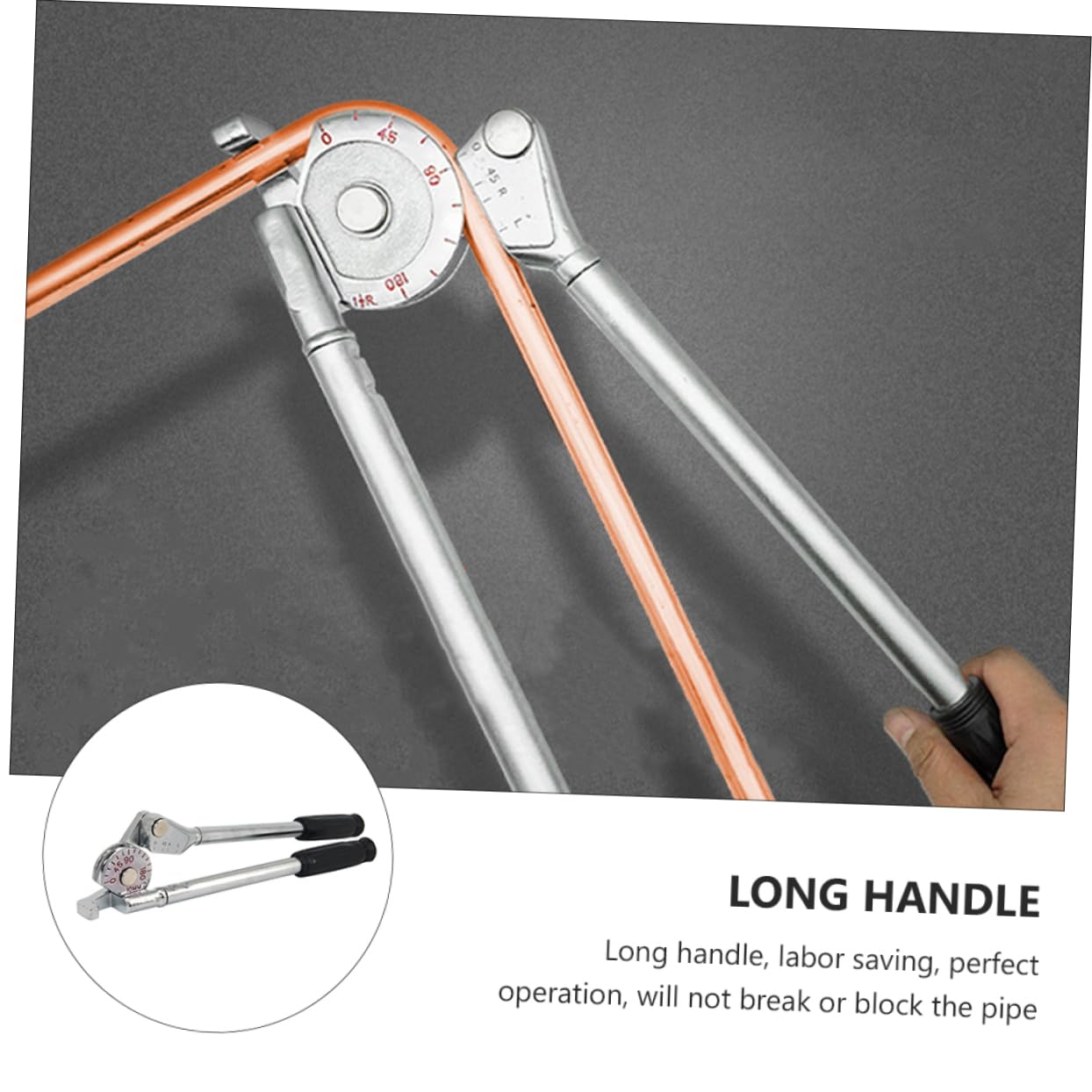 Mikikit Get Precise Manual Tubing Bender 180 Degree Aluminum Stainless Steel Constructi