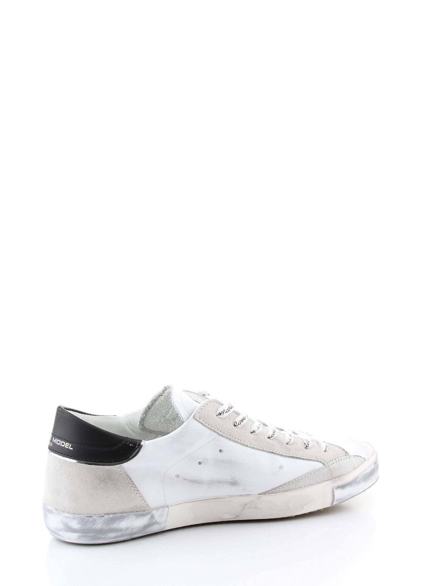 Philippe Model Hombre Prsx Zapatillas Blanc - Argent