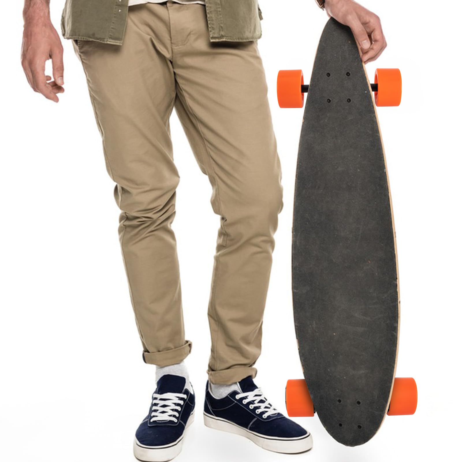 Skateboard électrique double moteur – Moteur brushless 250 W – Charge maximale : 220,46 kg – Étanche IP44 – Idéal pour les amateurs de skateboard et les trajets