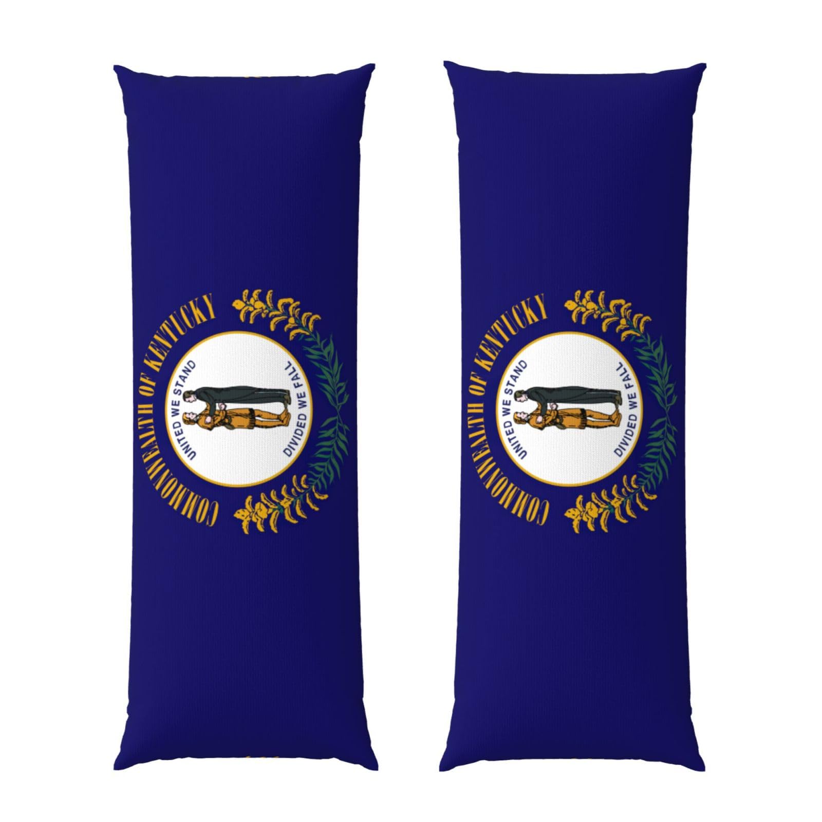 Housse de coussin de corps Kentucky pour décor de chambre et taie d'oreiller esthétique