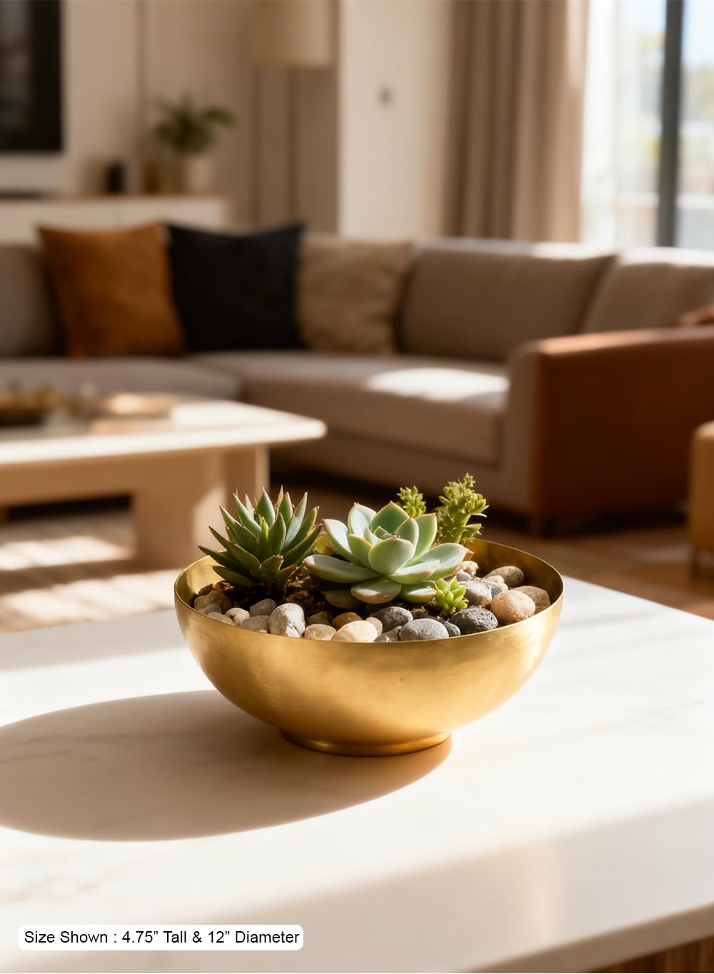 Amazon.co.jp: Serene Spaces Living アンティーク真鍮装飾ボウル