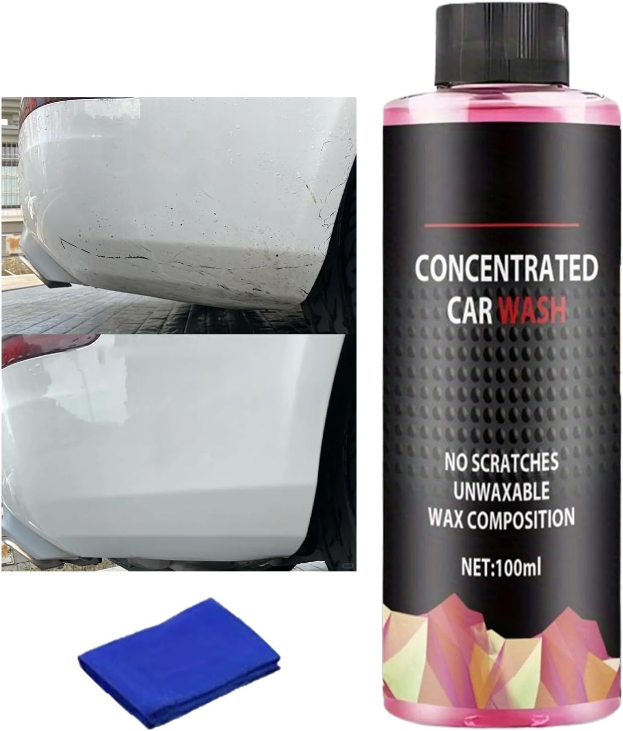 – Car Washing Foam - 100ml Foaming Car Washing Soap,Auto Deep Cleaning Supplies Long-Lasting Stains Remover for Vehicle Maintenance Truck Care Exterior Glass