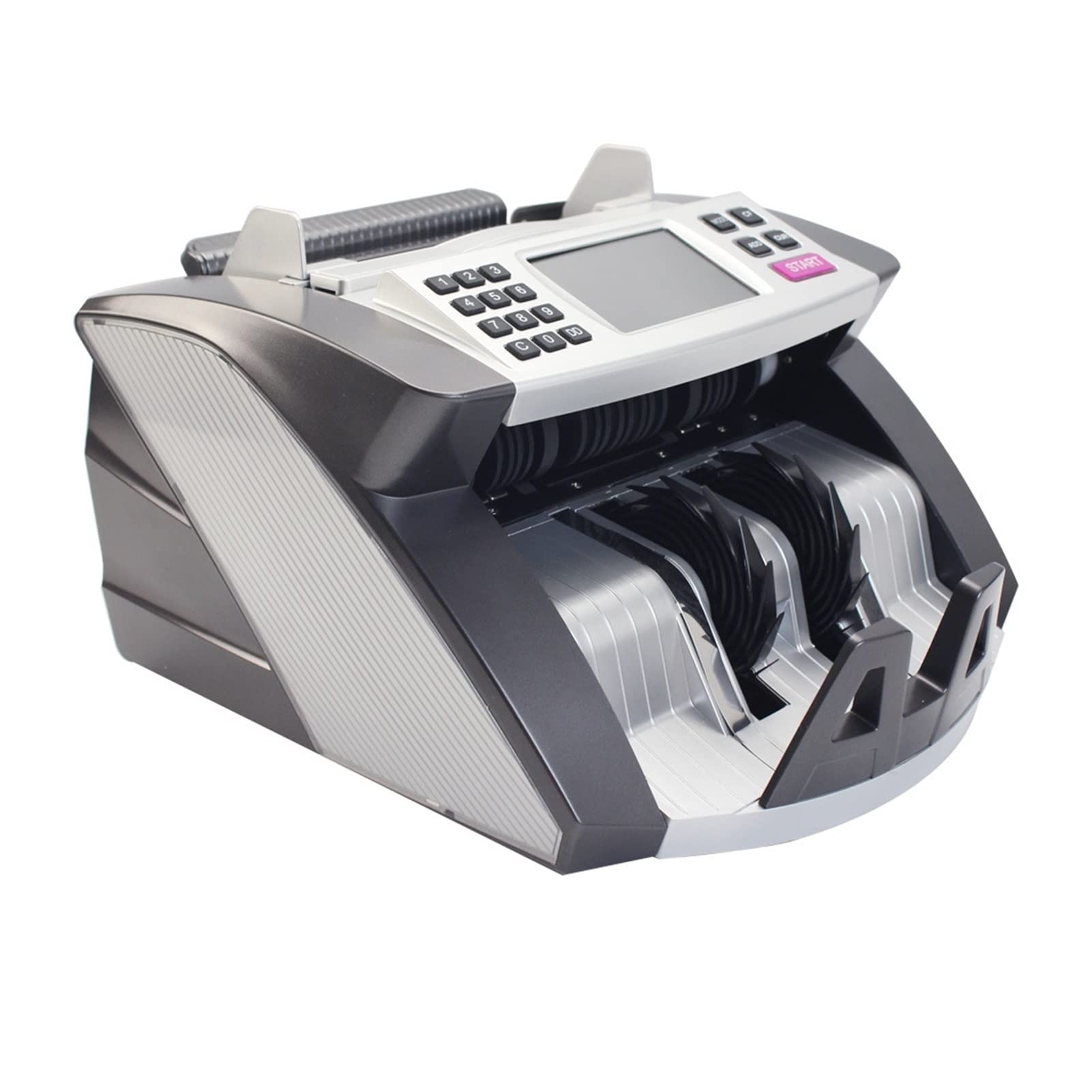 EDEDE Macchina Conta Soldi, Mescolare la Macchina for Il conteggio for Iraq Mercato IQD Rilevatore di Denaro TFT LCD Visualizza Il registratore di Cassa con bancono