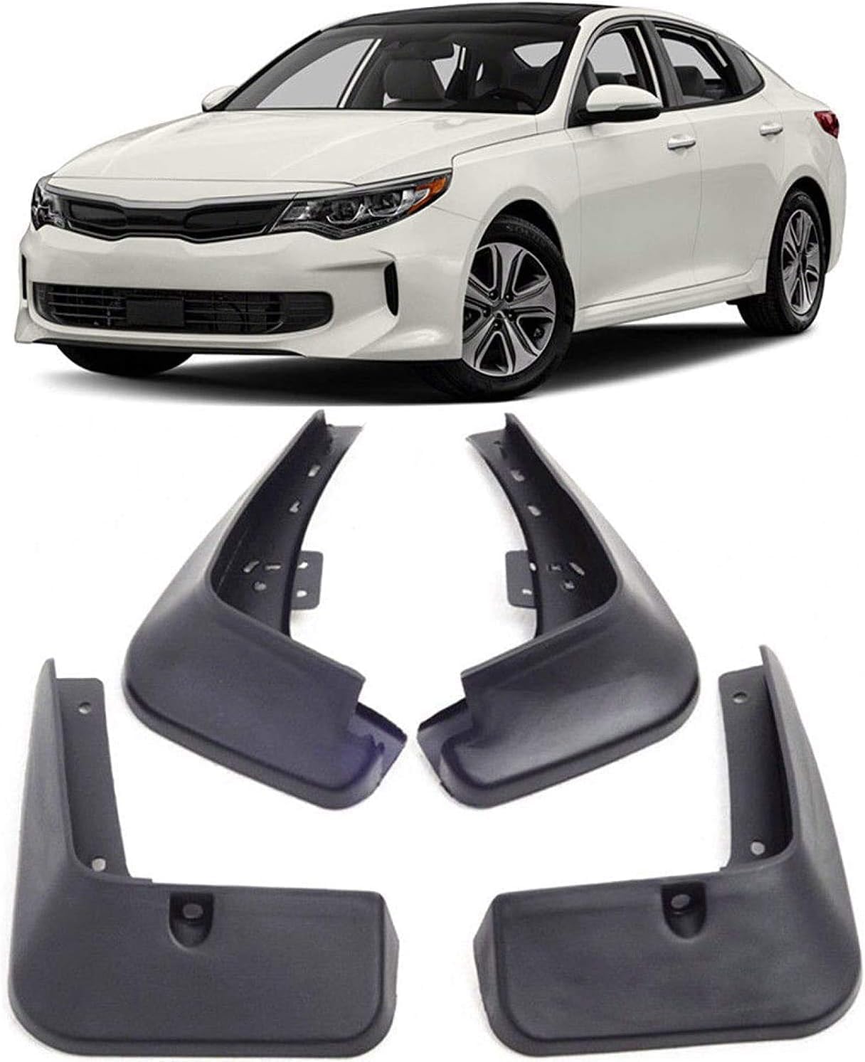 ZanLIn Car mudguard suitable for Kia Optima K5 2016 2017 2018 2019, Mud Flaps Splash Guards Replacement Decorative Mudguard Wheel Baffle Protection