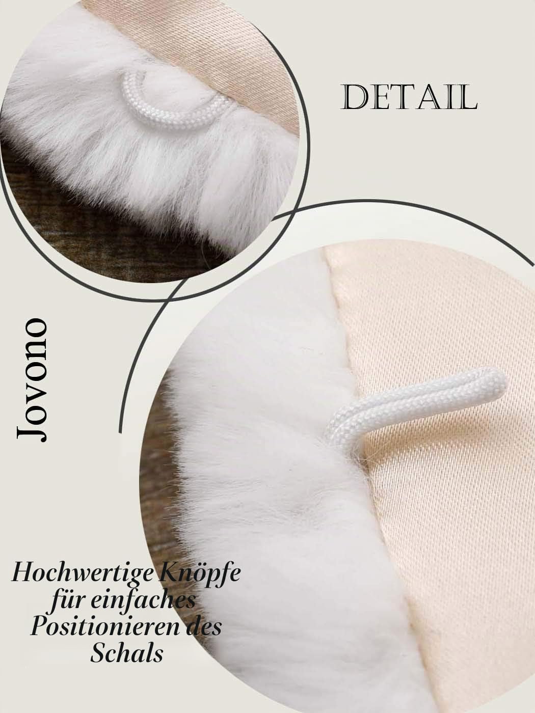 Jovono Frauen Braut Hochzeit Kunstpelz Schal Wrap Braut Pelz Schal Stola Fur Wraps und Tücher für Frauen