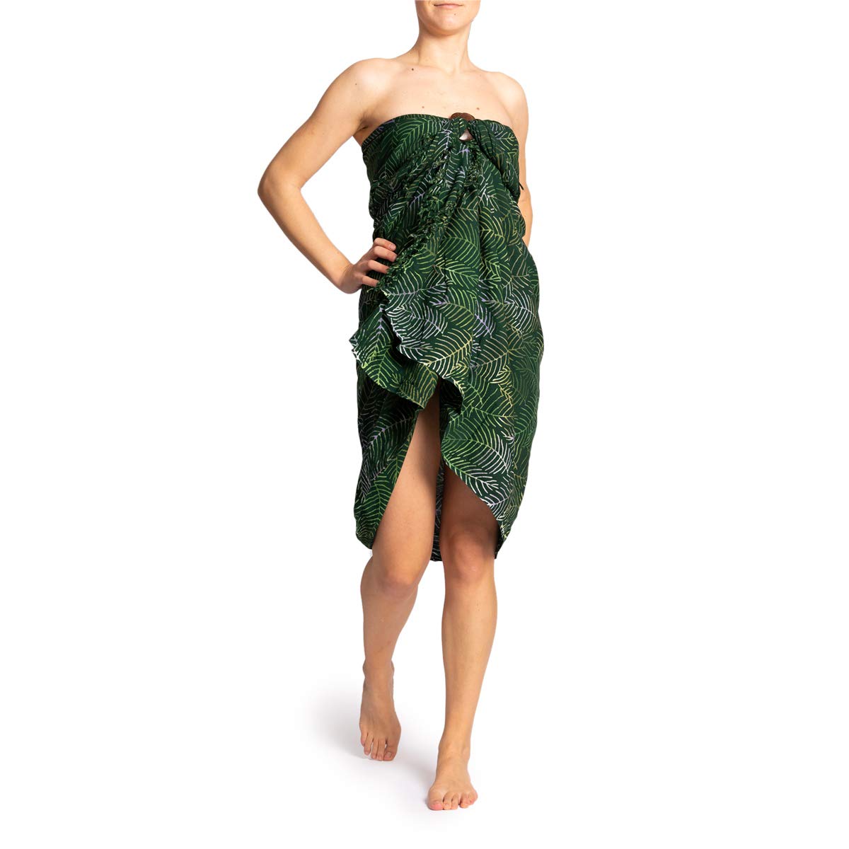PANASIAM Sarong B201 palm green, L
