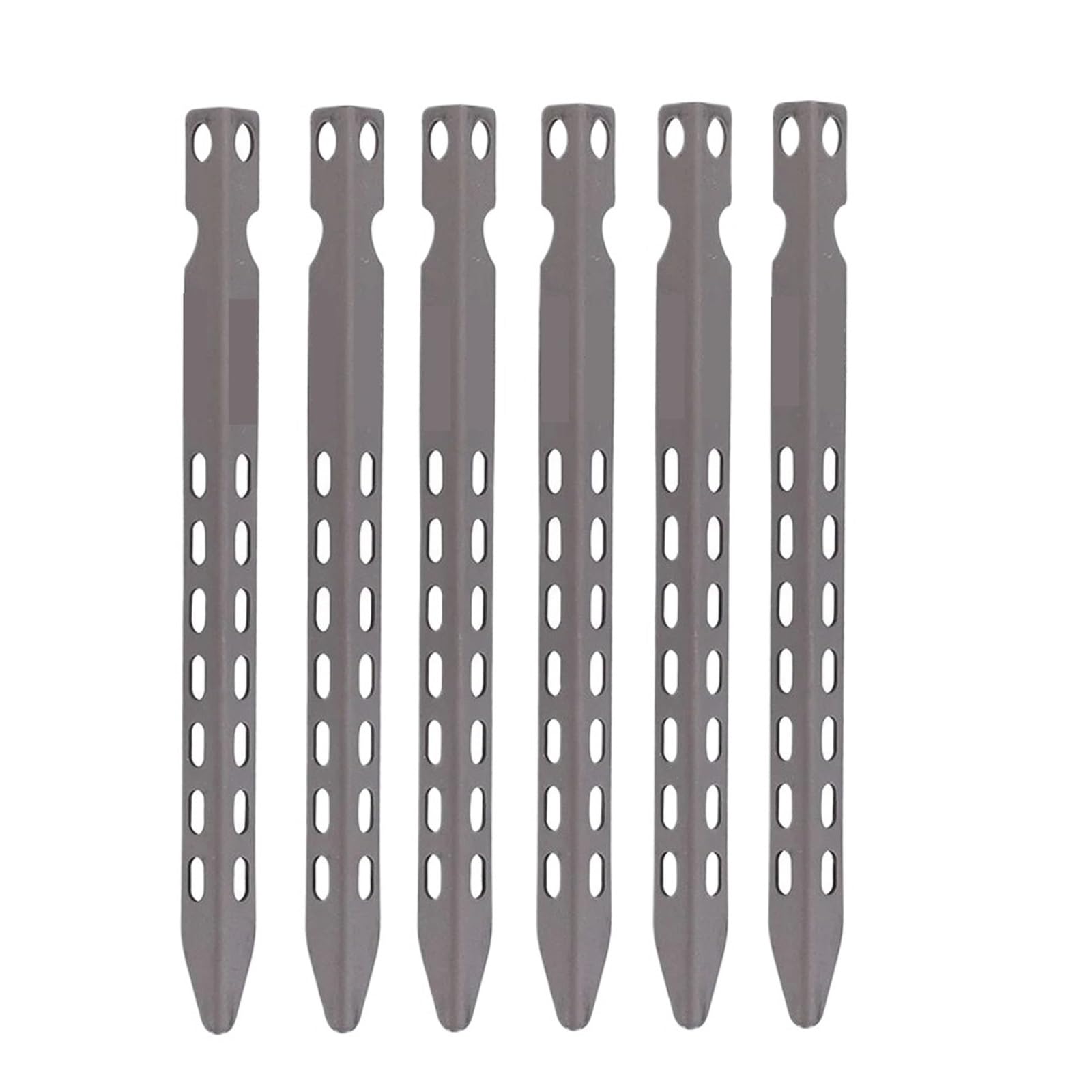 10 Stück Titan-Heringe, V-förmiger Hering, Ultraleicht, for Outdoor-Camping, Rucksackreisen, Zelthering, Nagel, 165 mm Länge, 0,3 Unzen, g für Zelte