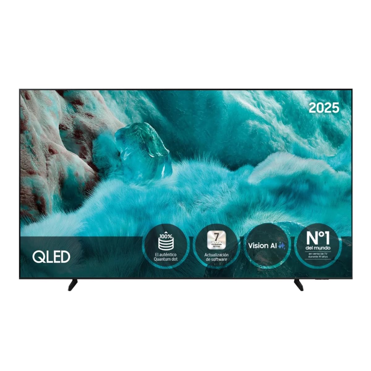 Samsung QLED Q7F 4K Smart TV 98 pouces avec vision AI, 100 % volume de couleur avec Quantum Dot et plus de 500 canaux