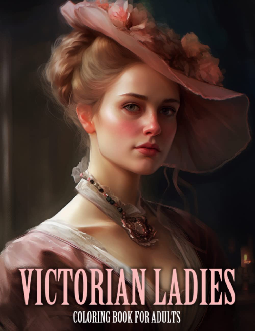 Victorian Ladies Coloring Book for Adults: Beautiful Women with Victorian Fashion Dresses