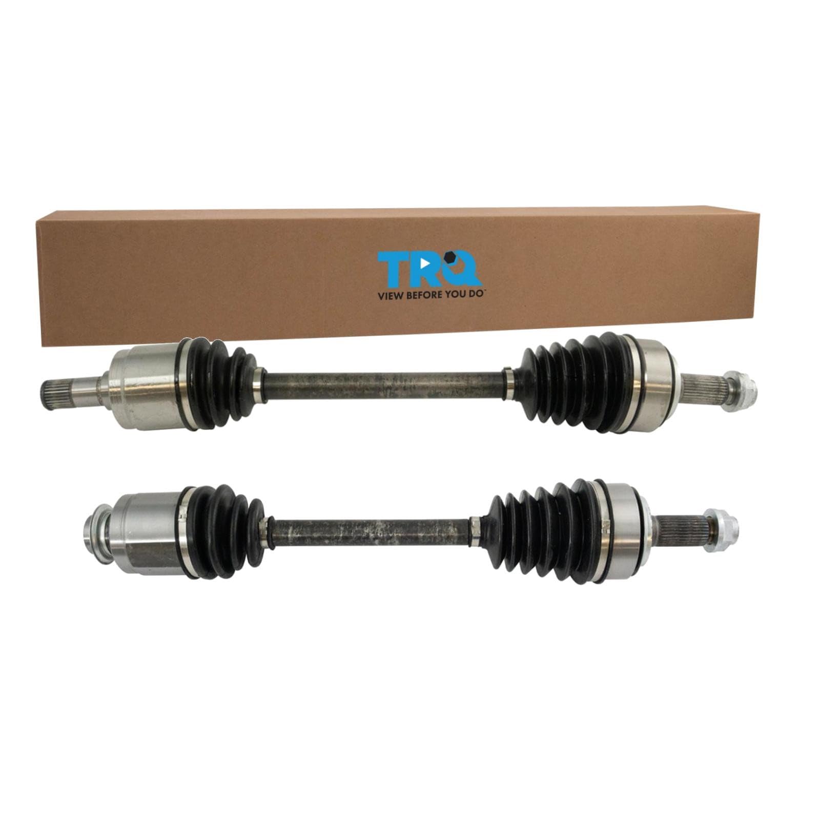 TRQ Front Driver and Passenger Side CV Axle Assembly Set 2 Piece