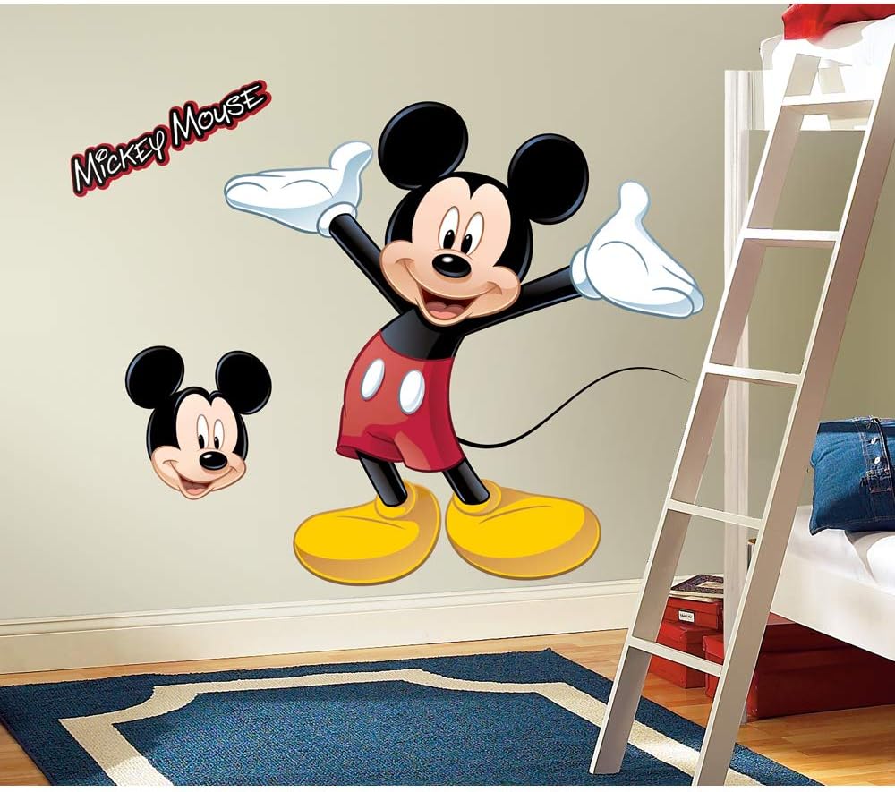 RoomMates RMK1508GM Mickey Mouse Peel and Stick Giant Wall Decal : Everything Else