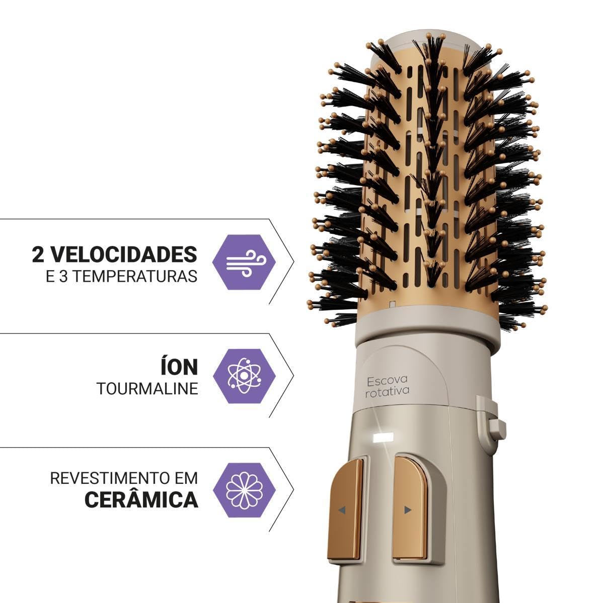 Escova Rotativa Philco 5 em 1 Bivolt 1300W PER03 em promoção! Veja a oferta e mais achadinhos de Cabelos 8 Hoje é o melhor dia para comprar Escova Rotativa Philco 5 em 1 Bivolt 1300W PER03 com aquele preço maroto! Promoção! Aproveite a oferta! 8