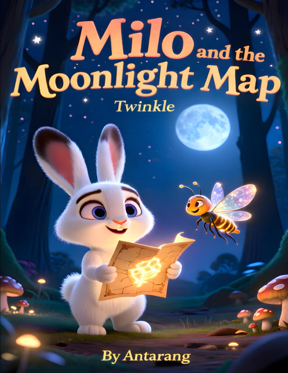 Milo and the Moonlight Map: A Bedtime Tale About Bravery and Friendship
