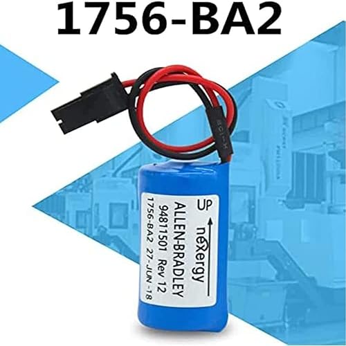 Miniatura 4 de WELLVEUSPaquete de 12 1756-BA2 3.0V PLC de repuesto para Allen Bradley 1756-BA2 BR23A-AB 1745-B1