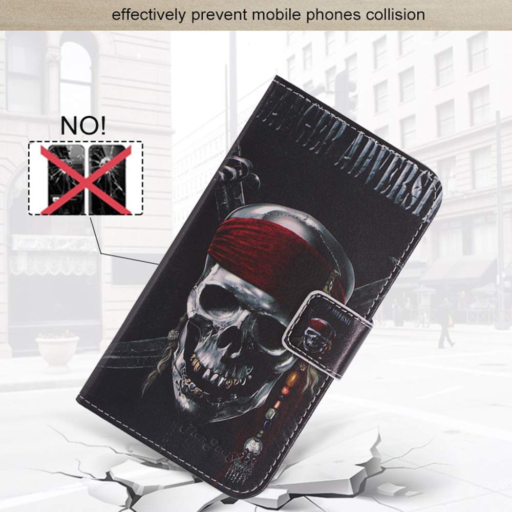 Funda De Cuero Y TPU Con Soporte Y Anillo Magnético Para Oukitel WP100 Titan 6.8 Pulgadas, Protección Contra Caídas Y Arañazos