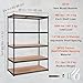VEVOR Storage Shelving Unit, 5-Tier Adjustable Storage Shelves, 48