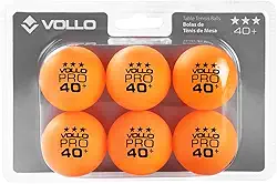 Vollo Kit 6 Bolas de Tênis de Mesa