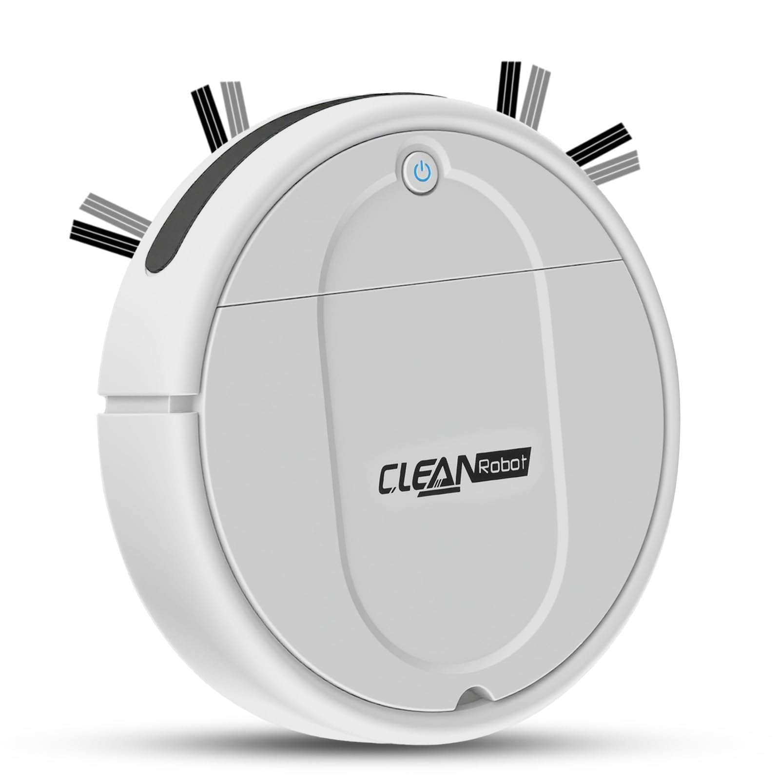 Robot Vacuum and Mop Combo, Equipped with Wireless Touch Button, Vacuum Robot Vacuum Cleaner and mop Combination, Silent, Advanced Obstacle Avoidance Suitable for Home Tiles Robot Vacuum and Mop Combo Gray