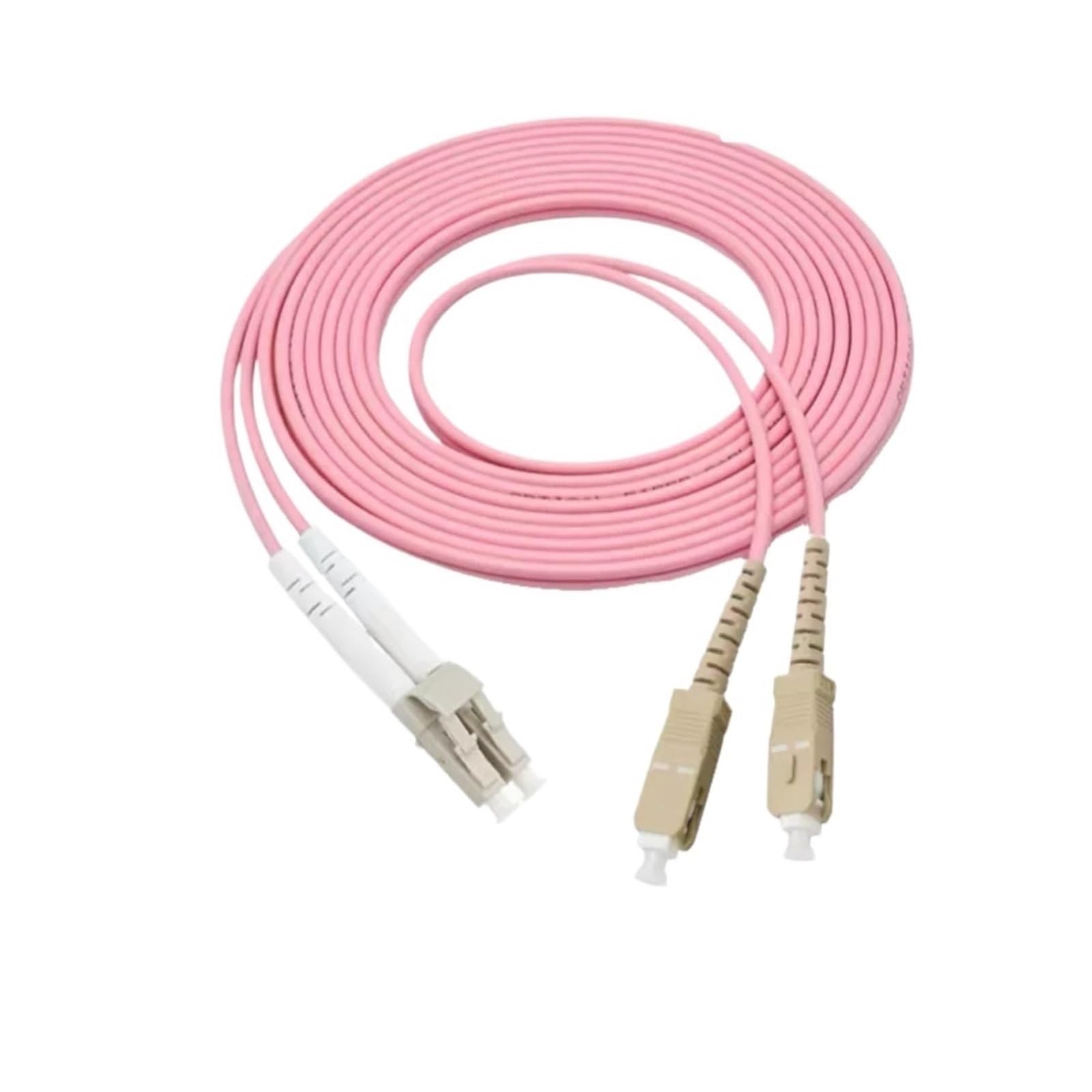 Câble de raccordement à fibre optique LC-SC OM4 Duplex, 1-100 m (60 m, 1 pièce, OM4)
