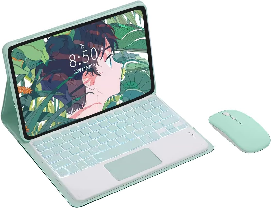 GYSDCAZ Funda Teclado para Xiaomi Pad 6/6 Pro 11 Pulgadas, Contiene Ñ,7