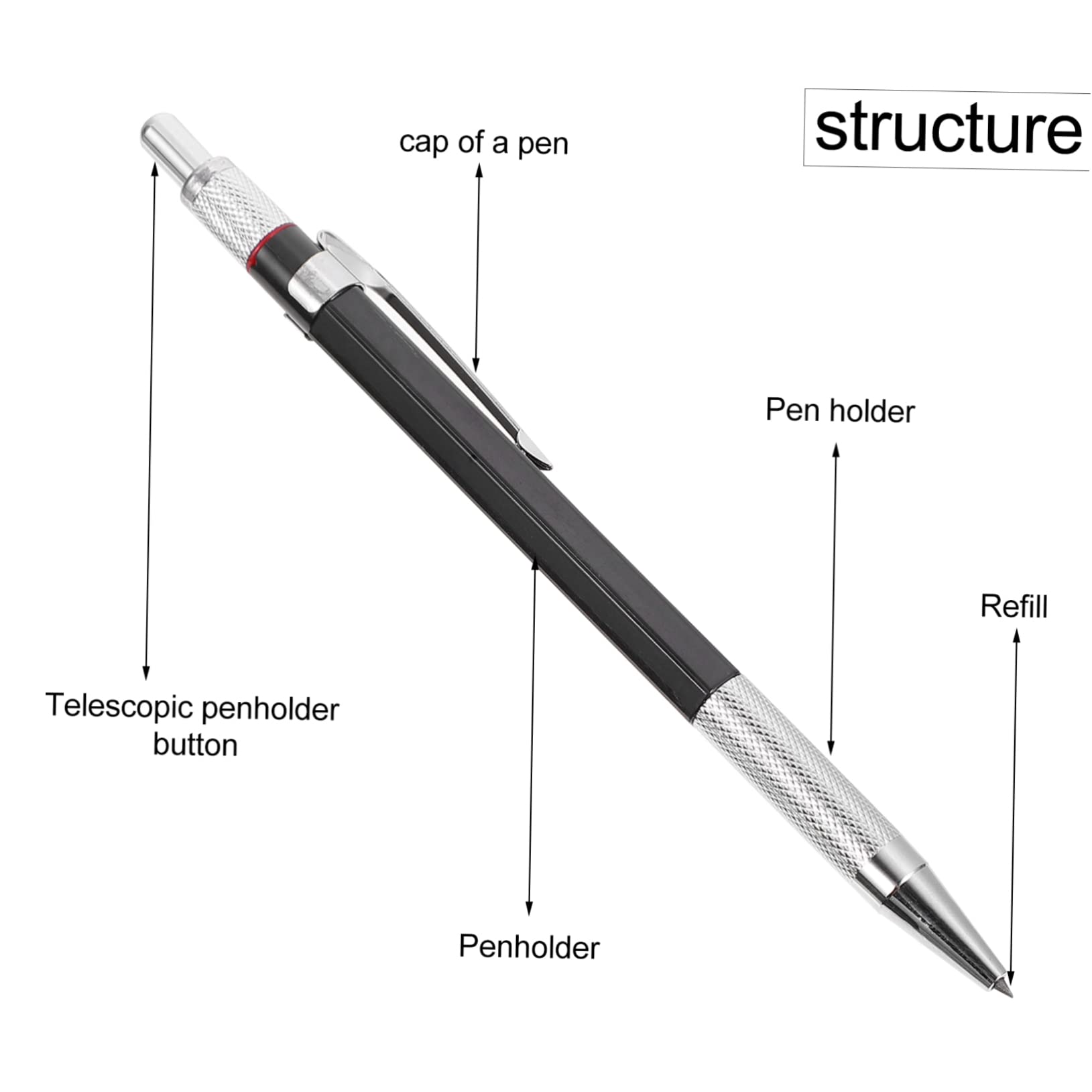 NUOBESTY 9 Set Di Matite Automatiche Con Punta Fine Esteticamente Gradevoli Set Di Matite Meccaniche - Materiale Durevole