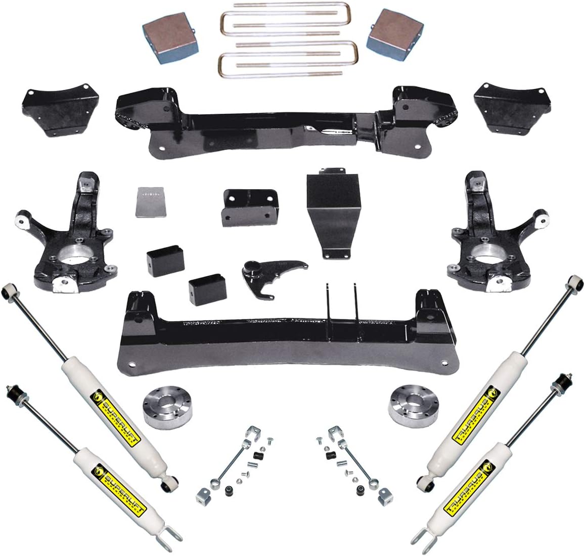 RealTruck SUPERLIFT SUSPENSION Component Box | One Box of Multi Box Kit | 3377 | Fits 1999-2006 Chevy Silverado and GMC Sierra 1500 4WD - 2000-2006 Chevy Suburban, Tahoe and GMC Yukon