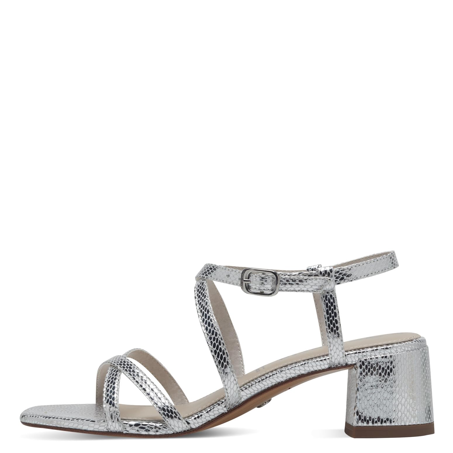 Tamaris Sandalette 1-28204-42 weit | Die TAMARIS Damen Sandalette hat einen 5 cm hohen Blockabsatz und bietet dank ANTIshokk- und TOUCH-IT-Technologie.