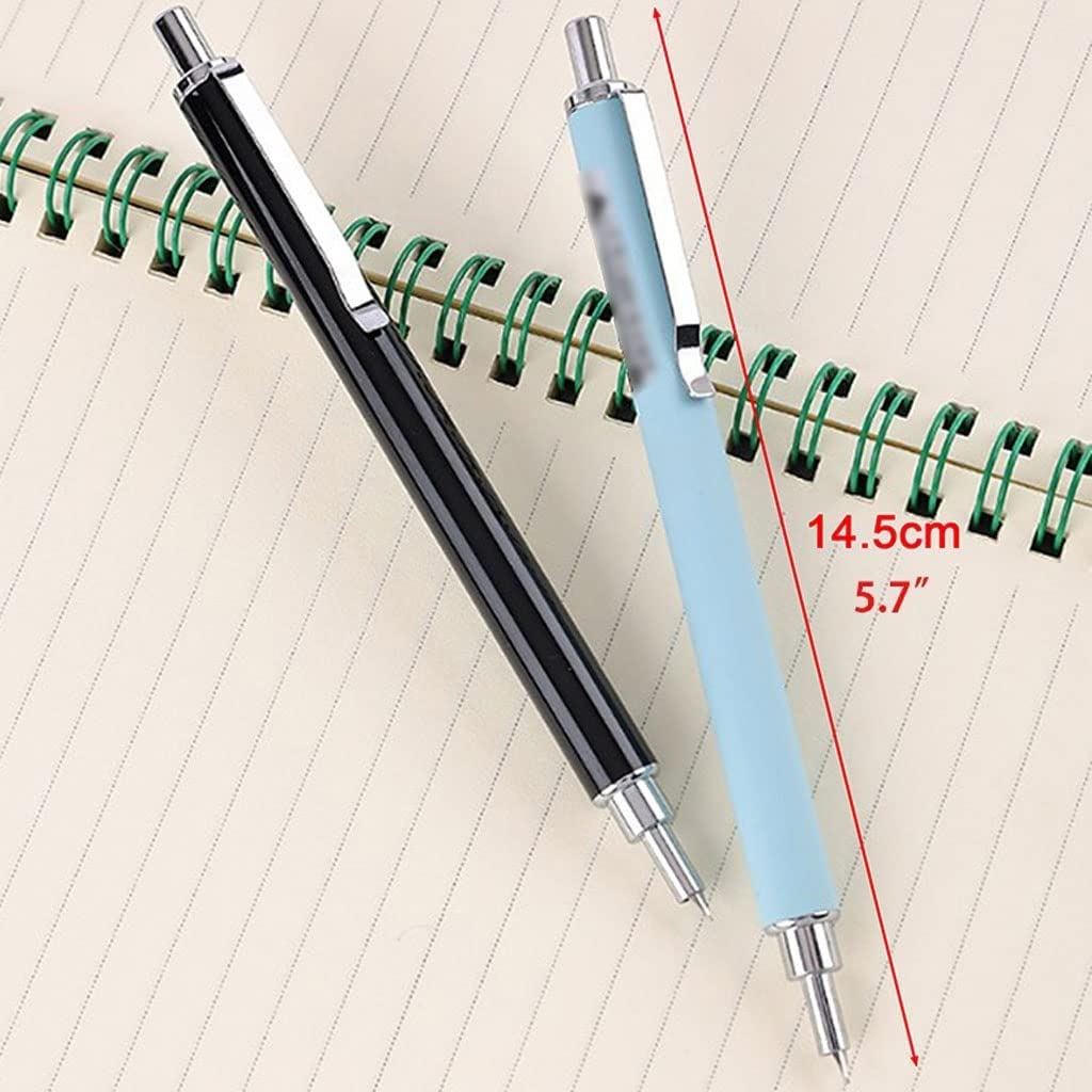 Pluma estilográfica Bolígrafos Pluma estilográfica Tipo de prensa Plumas de tinta 1 pieza Pluma estilográfica for escribir Pluma retráctil de 0,38 mm Papelería for estudiantes Oficina Material e