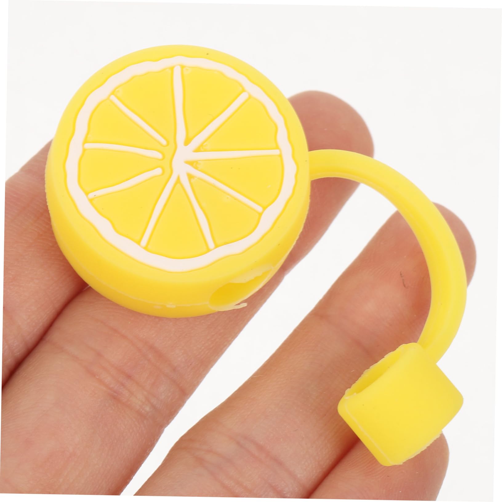 SOLUSTRE 5 Sätze Strohhalm Kappe Spitze Verrückt Strohstopper Stroh Bedeckt Die Kappe Party Trinkhalmdecke Obst-silikon-strohhalm-abdeckung Strohkappe Kieselgel 6 Stücke * 5