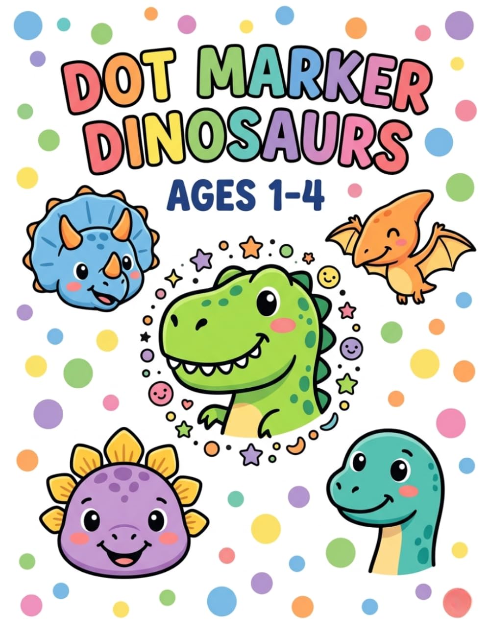Dot Marker Dinosaurs for Toddlers Ages 1-4: Cute Dinosaur Dot Activities for Toddlers and Preschoolers
