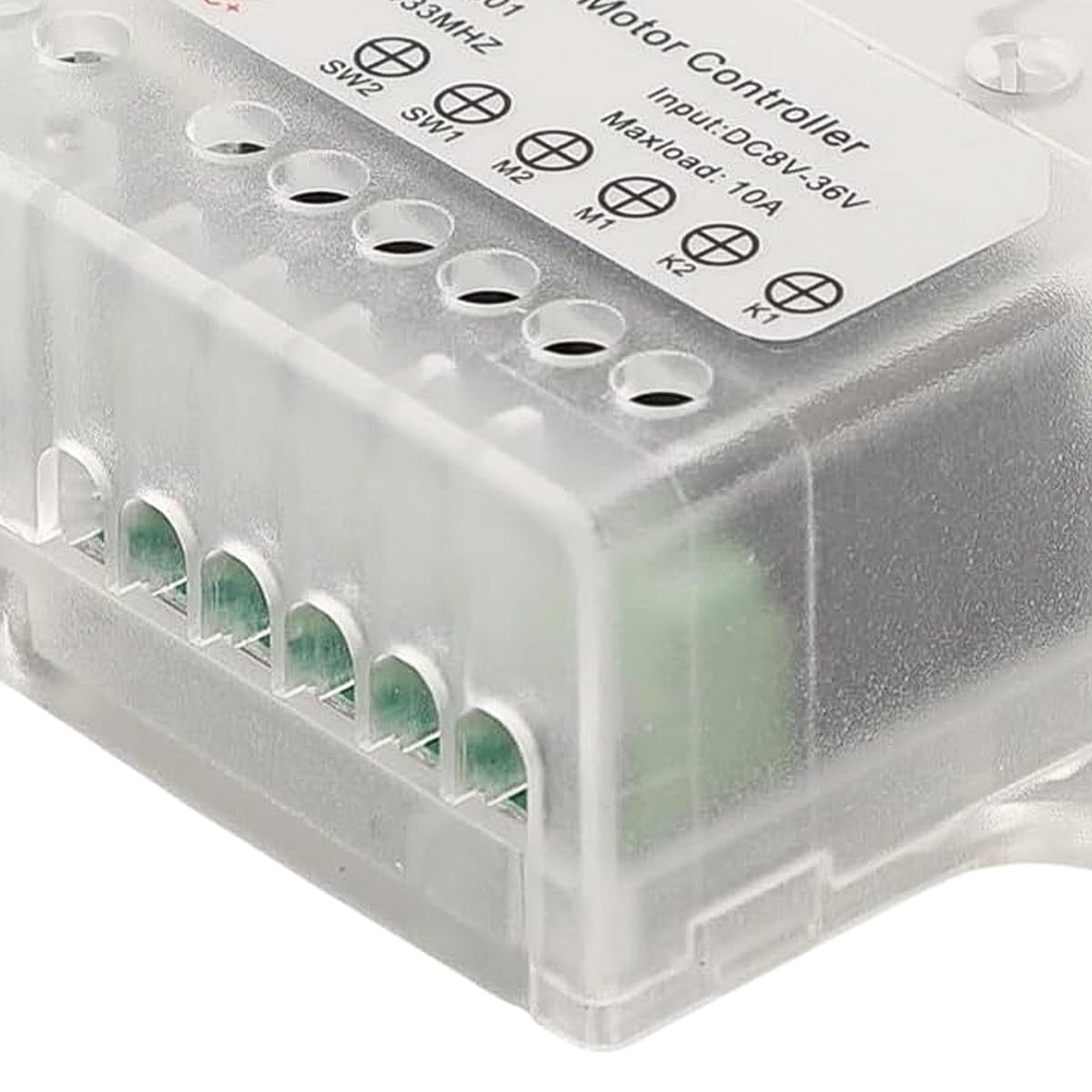 Motore CC wireless da 8 V a 36 V per interruttore di controllo, carico massimo 10 A, controllo remoto per attuatori elettrici e motori lineari